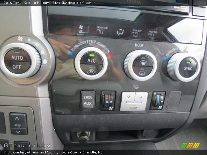 Controls of 2010 Sequoia Platinum