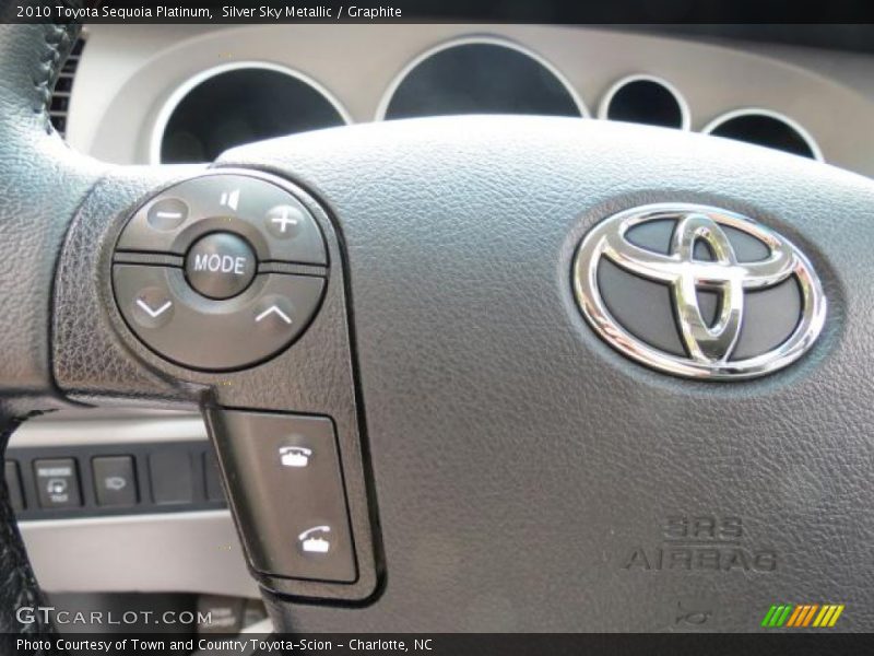Silver Sky Metallic / Graphite 2010 Toyota Sequoia Platinum