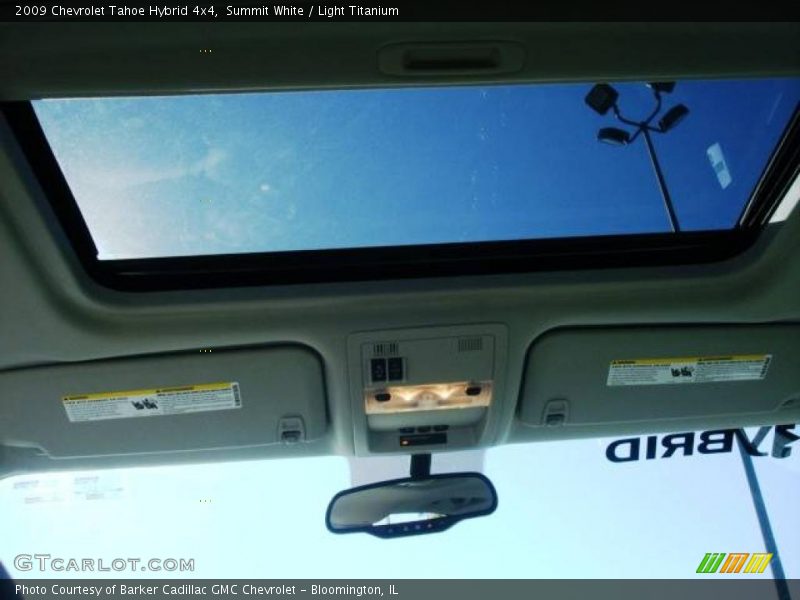 Summit White / Light Titanium 2009 Chevrolet Tahoe Hybrid 4x4
