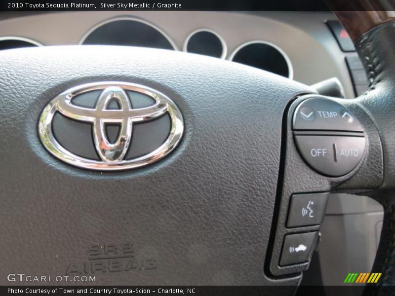 Silver Sky Metallic / Graphite 2010 Toyota Sequoia Platinum