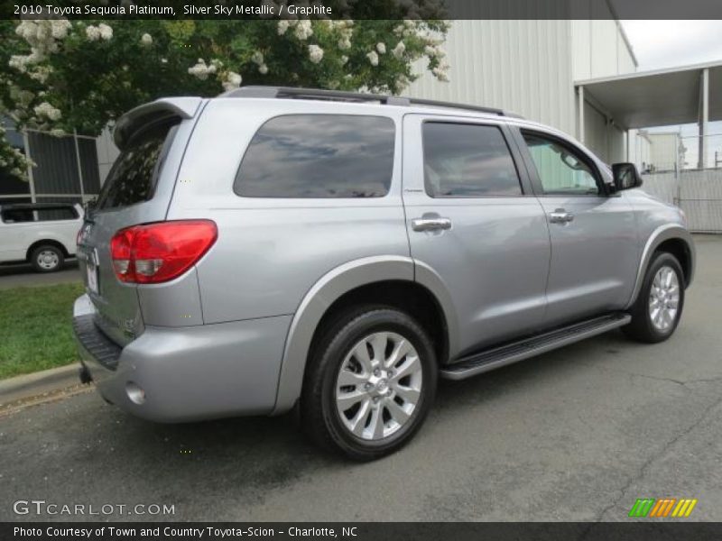 Silver Sky Metallic / Graphite 2010 Toyota Sequoia Platinum