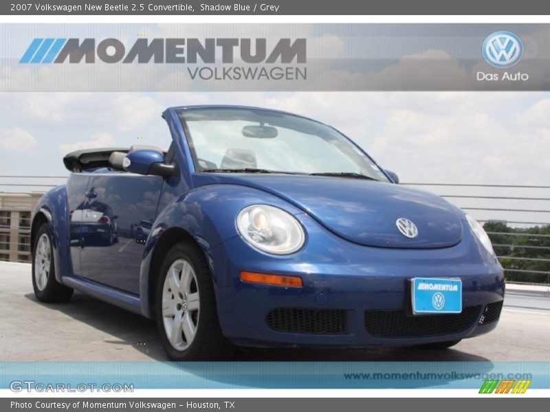 Shadow Blue / Grey 2007 Volkswagen New Beetle 2.5 Convertible