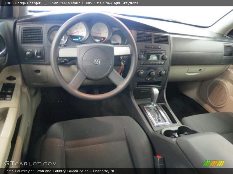 Silver Steel Metallic / Dark Slate Gray/Light Graystone 2006 Dodge Charger SE