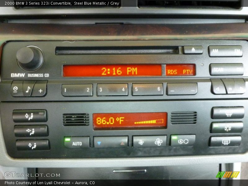 Steel Blue Metallic / Grey 2000 BMW 3 Series 323i Convertible