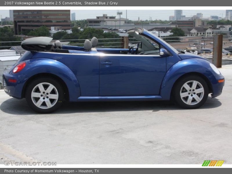 Shadow Blue / Grey 2007 Volkswagen New Beetle 2.5 Convertible