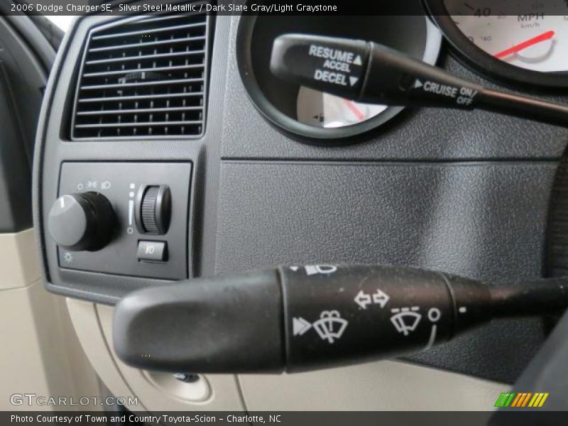 Silver Steel Metallic / Dark Slate Gray/Light Graystone 2006 Dodge Charger SE