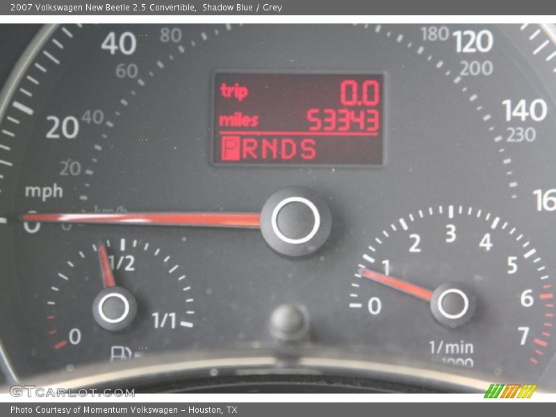 Shadow Blue / Grey 2007 Volkswagen New Beetle 2.5 Convertible