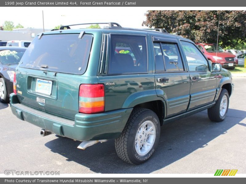 Forest Green Pearlcoat / Camel 1998 Jeep Grand Cherokee Limited 4x4
