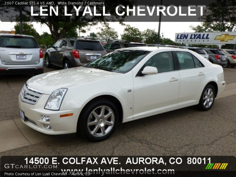 White Diamond / Cashmere 2007 Cadillac STS 4 V6 AWD