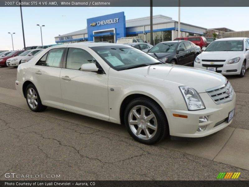 White Diamond / Cashmere 2007 Cadillac STS 4 V6 AWD
