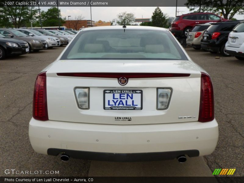 White Diamond / Cashmere 2007 Cadillac STS 4 V6 AWD