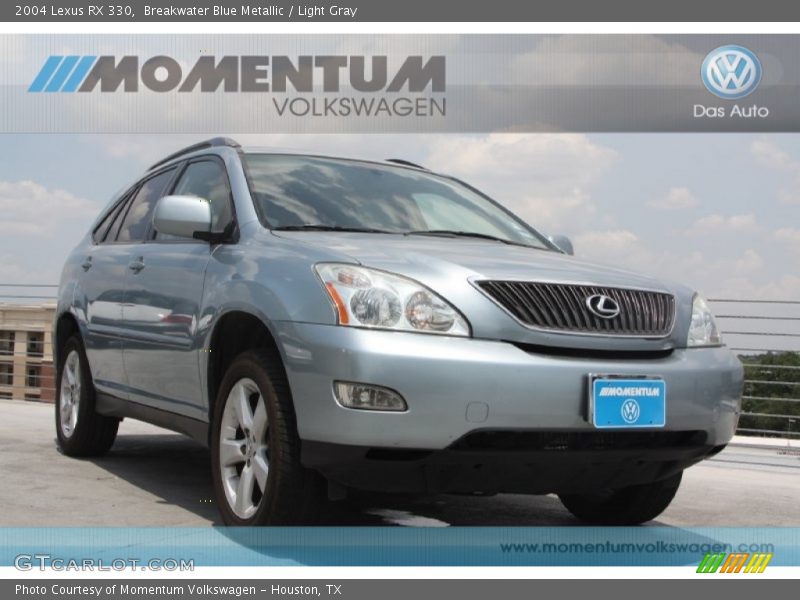 Breakwater Blue Metallic / Light Gray 2004 Lexus RX 330