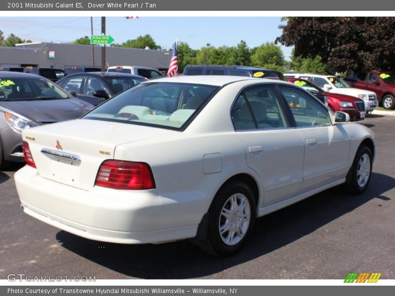 Dover White Pearl / Tan 2001 Mitsubishi Galant ES