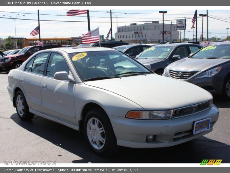 Dover White Pearl / Tan 2001 Mitsubishi Galant ES