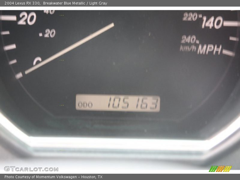 Breakwater Blue Metallic / Light Gray 2004 Lexus RX 330