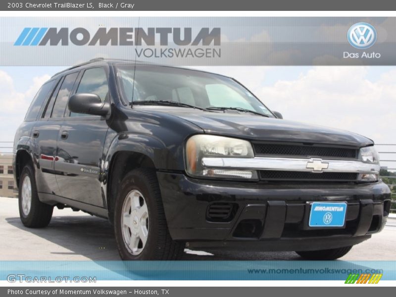 Black / Gray 2003 Chevrolet TrailBlazer LS