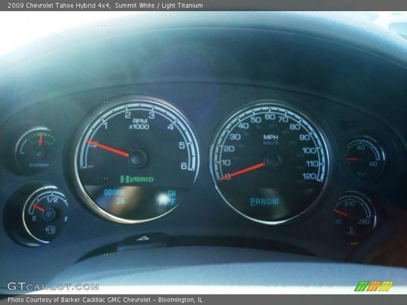 Summit White / Light Titanium 2009 Chevrolet Tahoe Hybrid 4x4