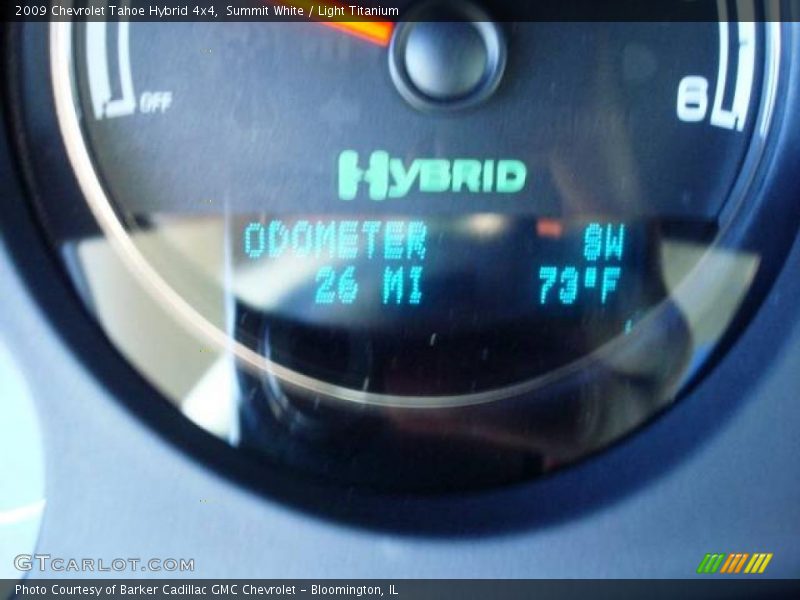 Summit White / Light Titanium 2009 Chevrolet Tahoe Hybrid 4x4