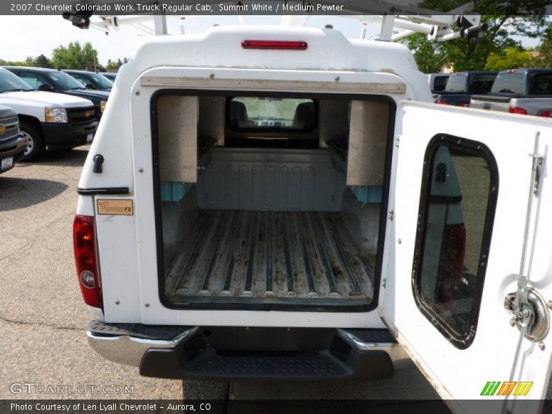 Summit White / Medium Pewter 2007 Chevrolet Colorado Work Truck Regular Cab