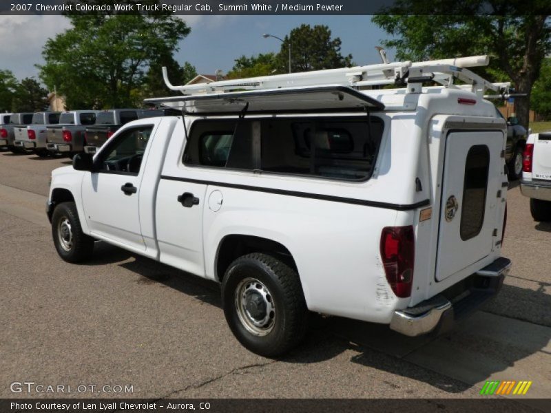 Summit White / Medium Pewter 2007 Chevrolet Colorado Work Truck Regular Cab