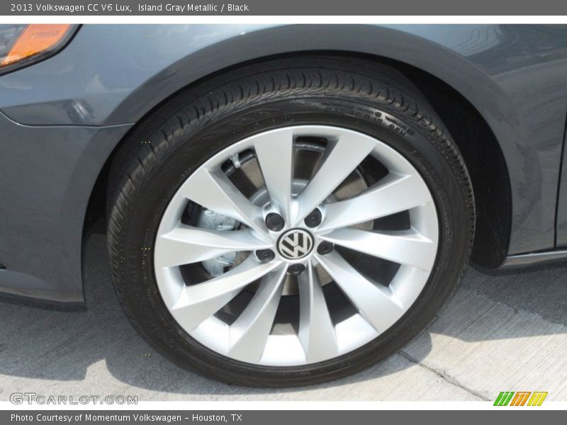 Island Gray Metallic / Black 2013 Volkswagen CC V6 Lux