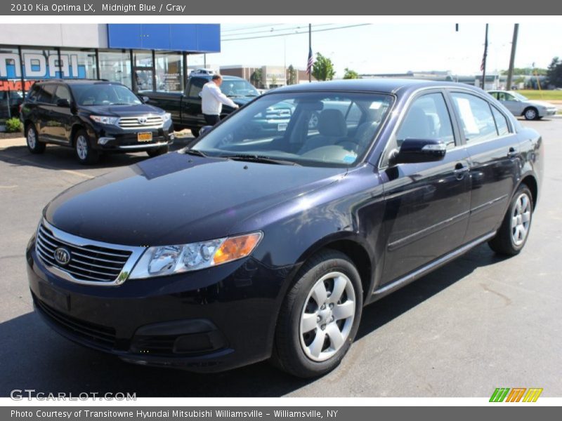 Midnight Blue / Gray 2010 Kia Optima LX