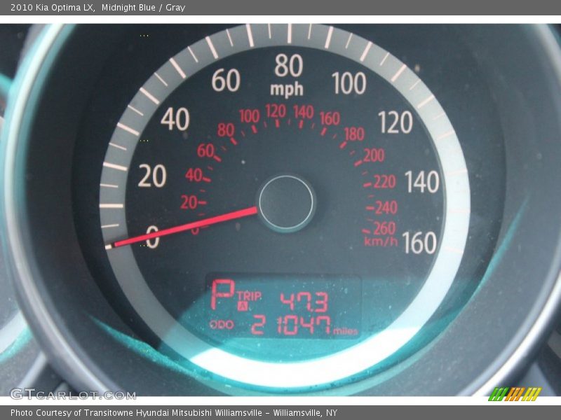 Midnight Blue / Gray 2010 Kia Optima LX