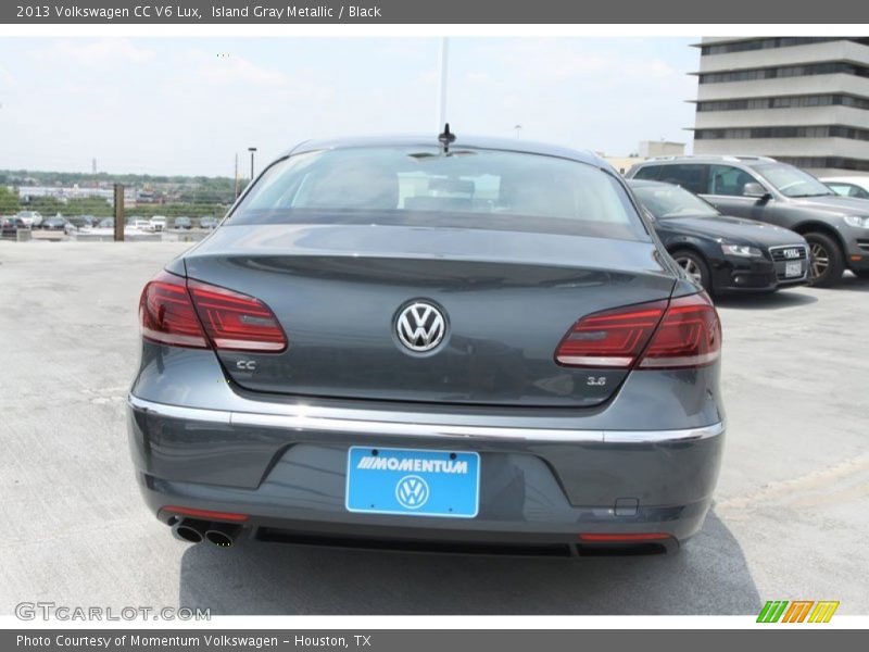 Island Gray Metallic / Black 2013 Volkswagen CC V6 Lux