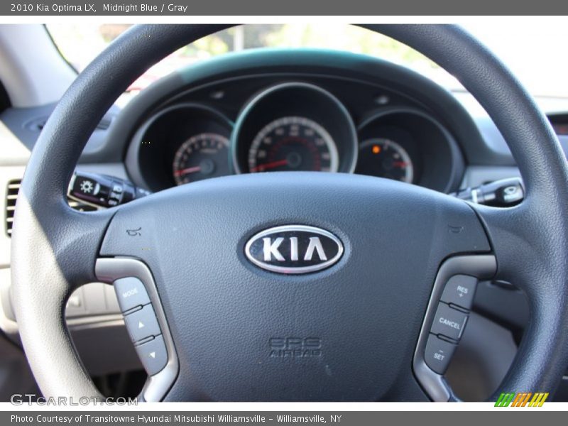 Midnight Blue / Gray 2010 Kia Optima LX