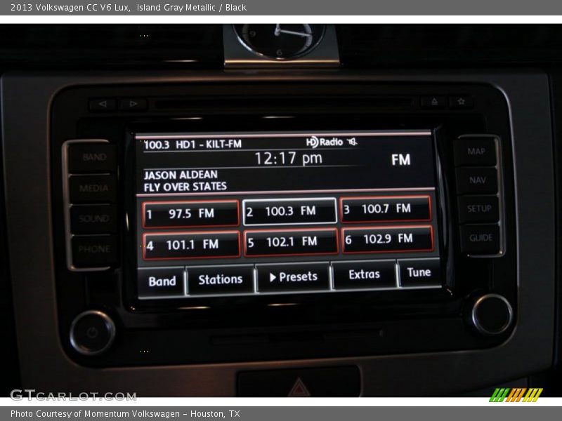 Island Gray Metallic / Black 2013 Volkswagen CC V6 Lux