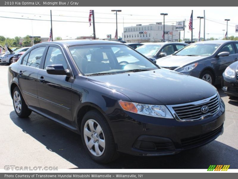 Midnight Blue / Gray 2010 Kia Optima LX