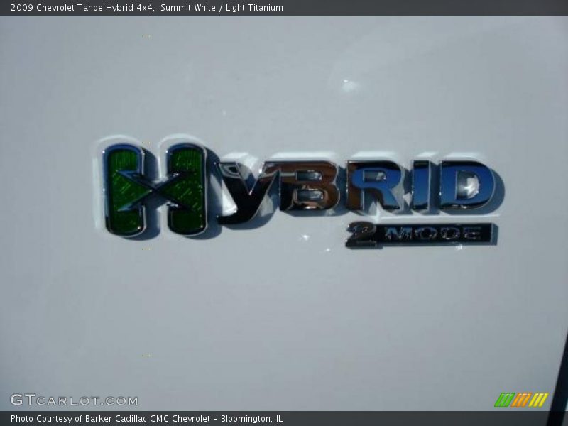 Summit White / Light Titanium 2009 Chevrolet Tahoe Hybrid 4x4