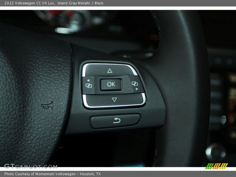 Island Gray Metallic / Black 2013 Volkswagen CC V6 Lux