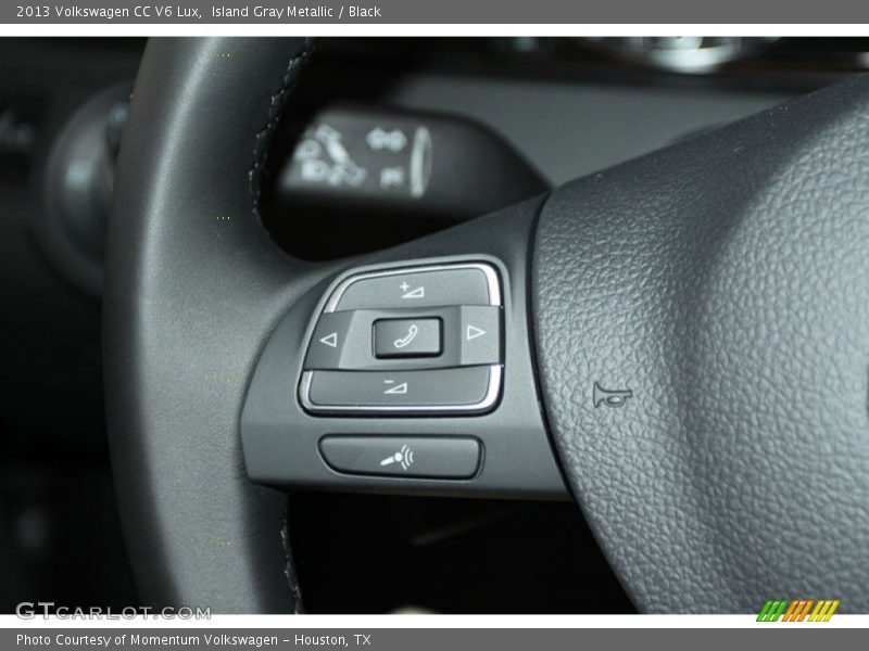 Island Gray Metallic / Black 2013 Volkswagen CC V6 Lux