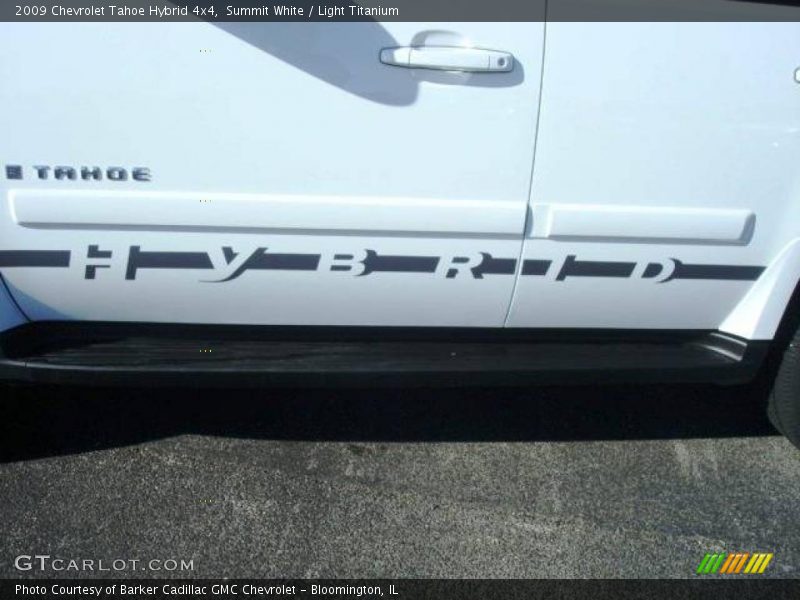 Summit White / Light Titanium 2009 Chevrolet Tahoe Hybrid 4x4