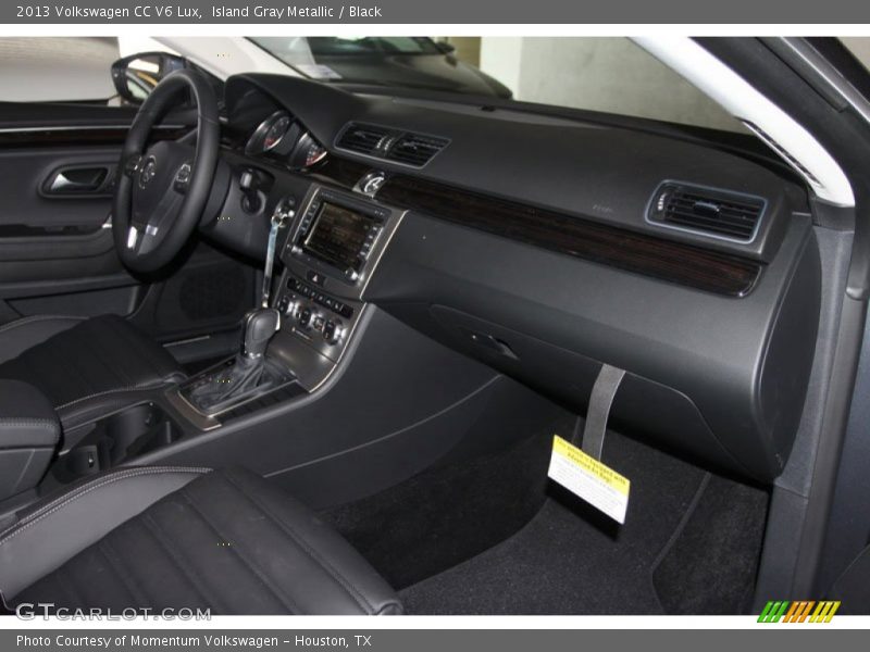 Island Gray Metallic / Black 2013 Volkswagen CC V6 Lux