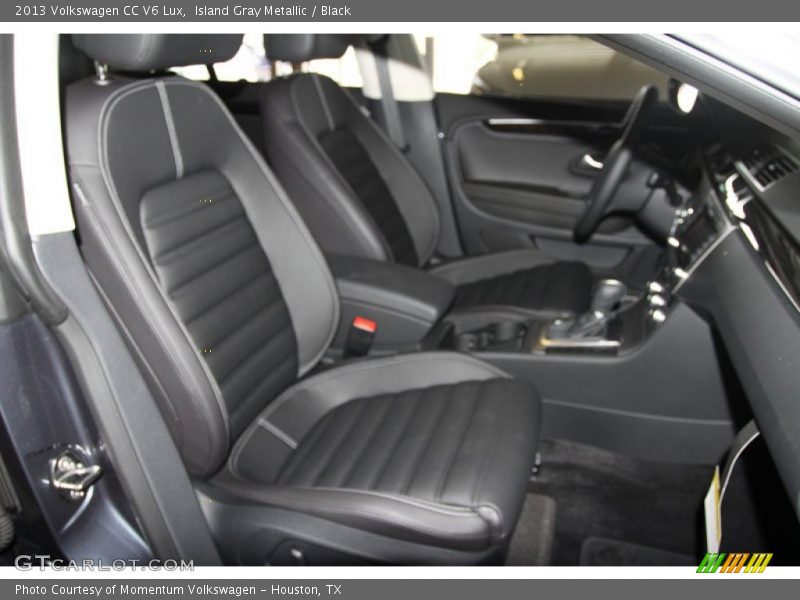 Island Gray Metallic / Black 2013 Volkswagen CC V6 Lux