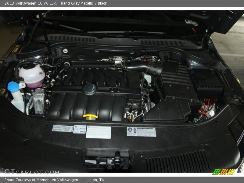 Island Gray Metallic / Black 2013 Volkswagen CC V6 Lux