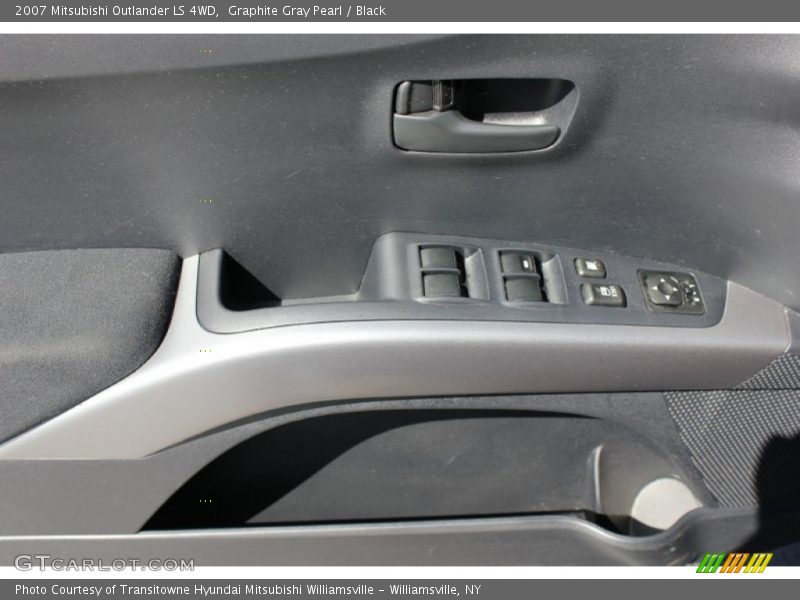 Graphite Gray Pearl / Black 2007 Mitsubishi Outlander LS 4WD