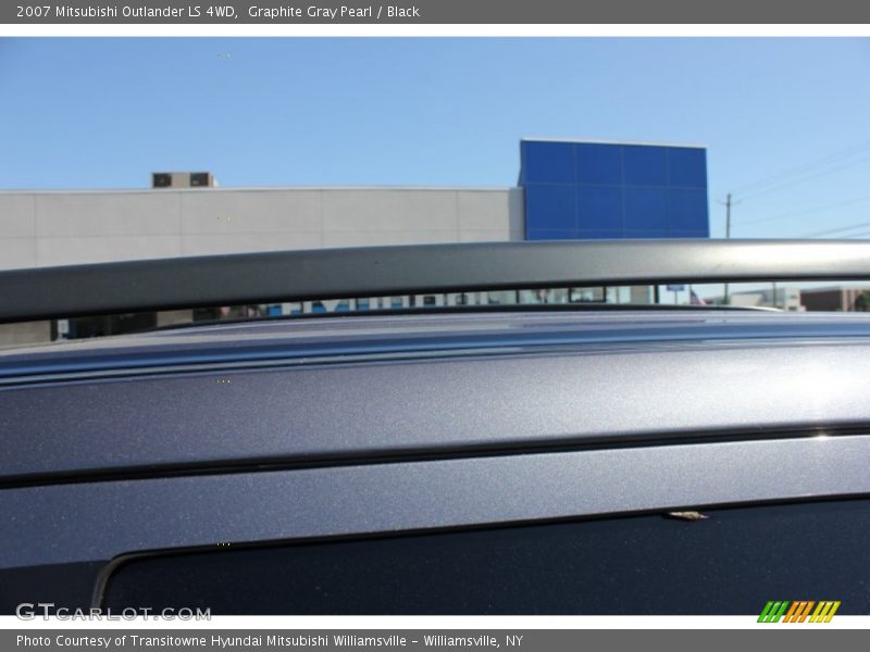 Graphite Gray Pearl / Black 2007 Mitsubishi Outlander LS 4WD