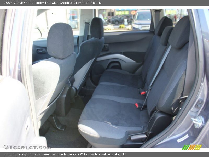Graphite Gray Pearl / Black 2007 Mitsubishi Outlander LS 4WD