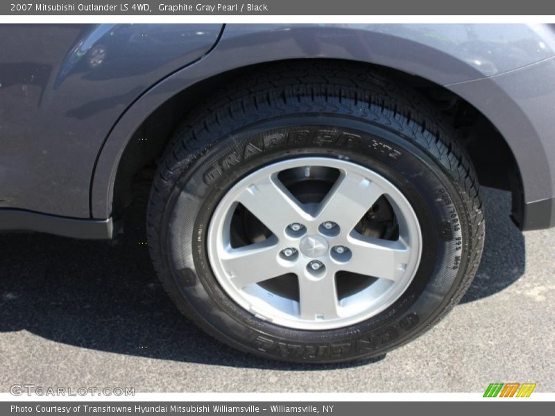 Graphite Gray Pearl / Black 2007 Mitsubishi Outlander LS 4WD