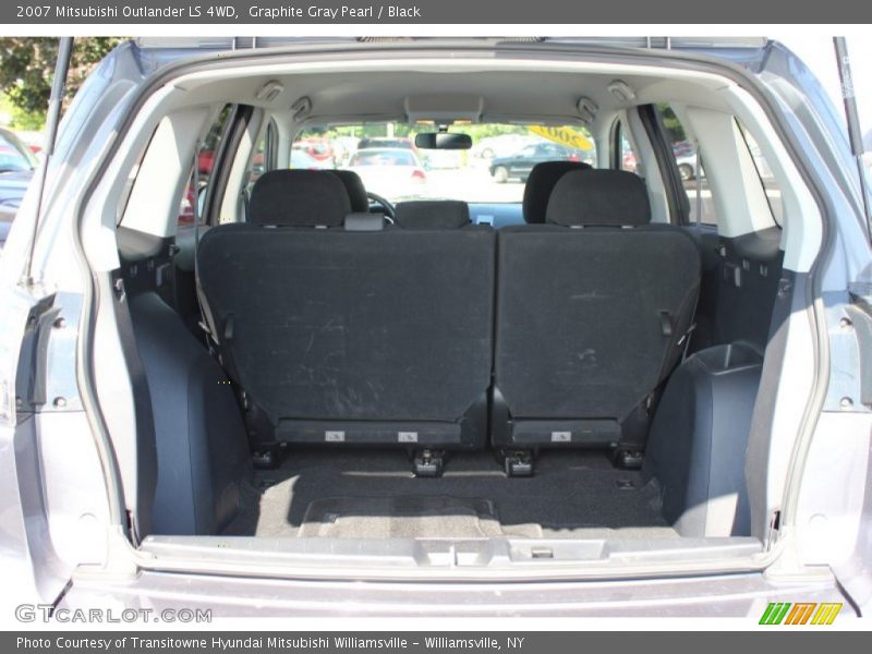 Graphite Gray Pearl / Black 2007 Mitsubishi Outlander LS 4WD