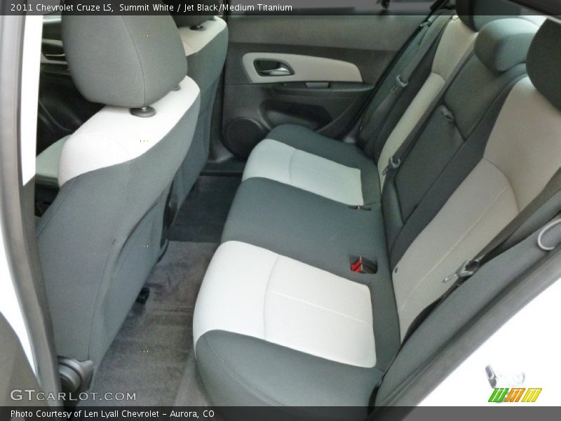 Summit White / Jet Black/Medium Titanium 2011 Chevrolet Cruze LS