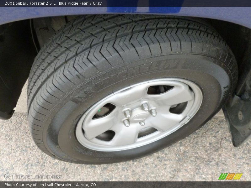 Blue Ridge Pearl / Gray 2001 Subaru Forester 2.5 L