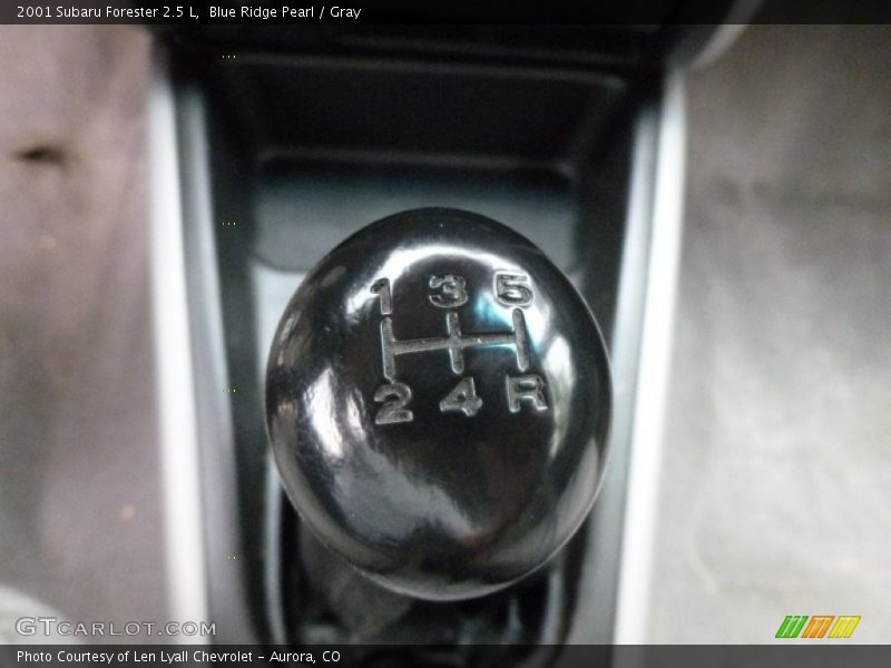 Blue Ridge Pearl / Gray 2001 Subaru Forester 2.5 L