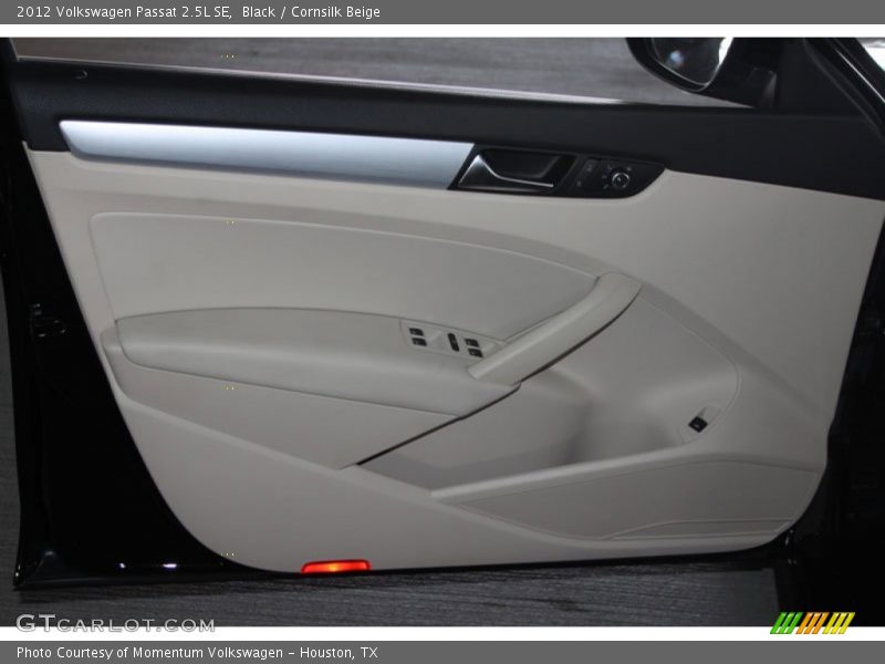 Black / Cornsilk Beige 2012 Volkswagen Passat 2.5L SE