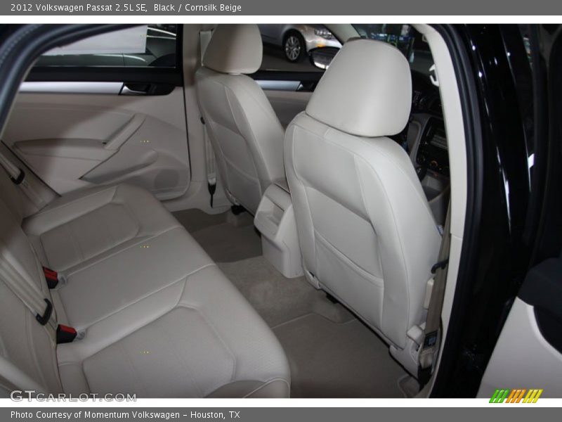 Black / Cornsilk Beige 2012 Volkswagen Passat 2.5L SE