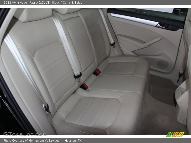 Black / Cornsilk Beige 2012 Volkswagen Passat 2.5L SE