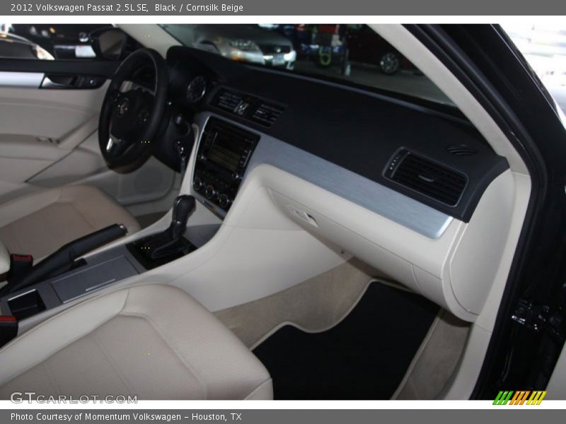 Black / Cornsilk Beige 2012 Volkswagen Passat 2.5L SE